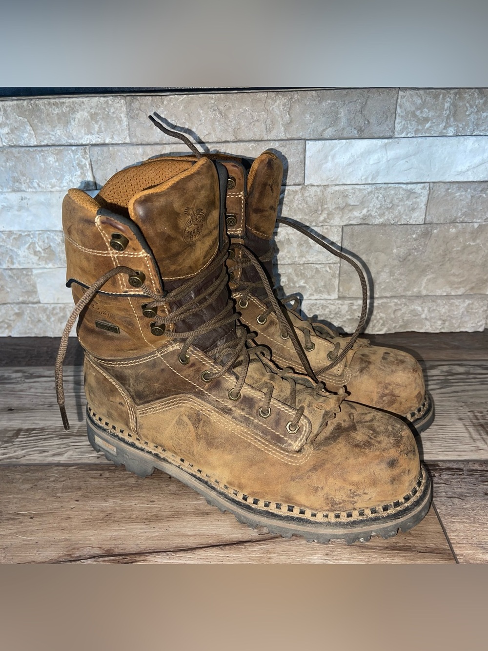 Georgia Boot Men’s 9” CT Logger Composite Toe Waterproof Work Boot GB00473 10 W